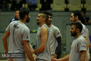 تمرین تیم ملی والیبال قبل از بازی های آسیایی