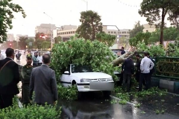 مصدومان طوفان در پایتخت افزایش یافت