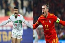 پوستر رسمی AFC از تقابل امروز  تیم های ملی فوتبال ولز و ایران