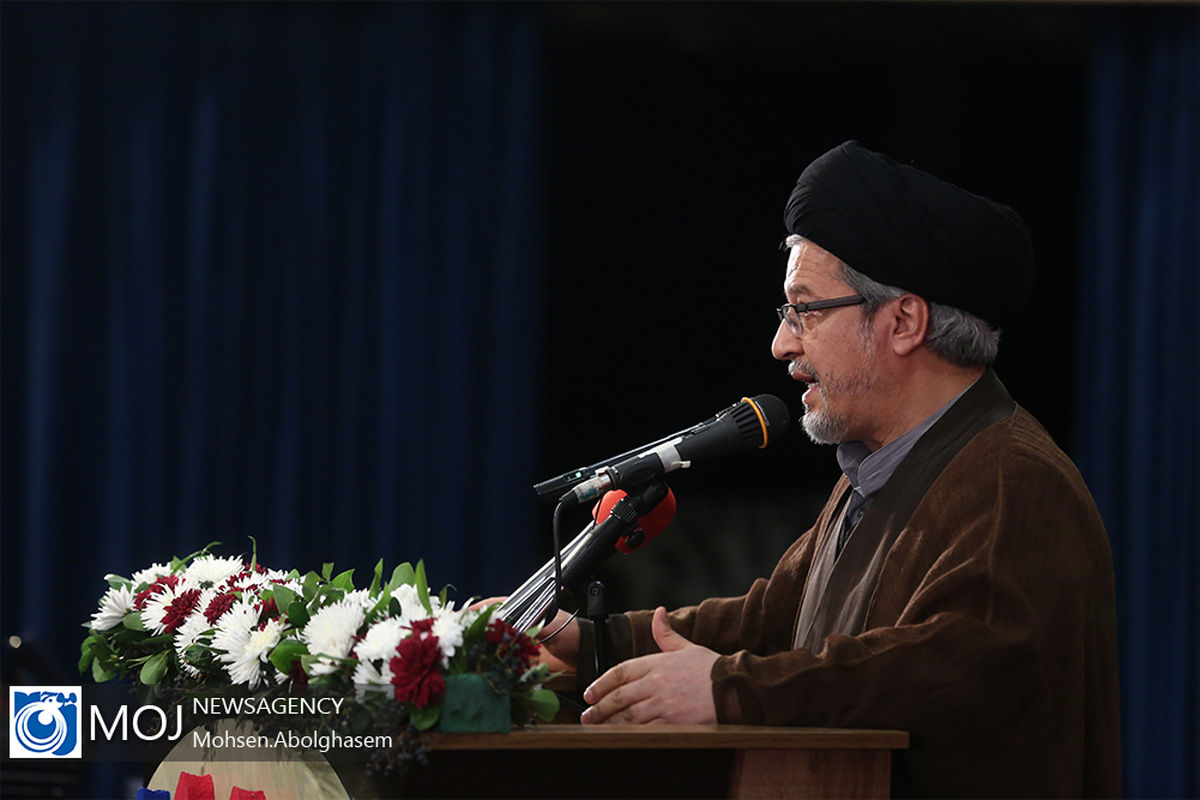 سعید رضا عاملی دبیر شورای عالی انقلاب فرهنگی / اختتامیه هشتمین دوره مسابقات مناظره دانشجویان ایران