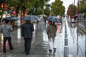 ادامه داشتن بارش های پراکنده  باران در گیلان