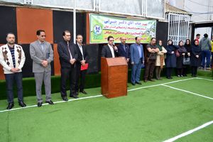 افتتاح طرح های عمرانی و خدماتی دبیرستان دوره دوم پسران سما واحد رشت 