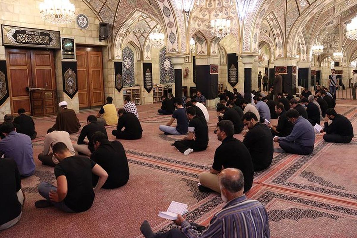 عزاداری شهادت امام سجاد(ع) با حضور ایرانیان در حرم حضرت رقیه(س)