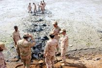 انهدام خط لوله ۵ هزار متری انتقال سوخت قاچاق در قشم