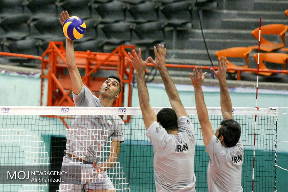 آخرین جلسه تمرین تیم ملی والیبال