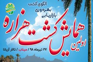 برگزاری نخستین همایش کشت هزاره در میناب