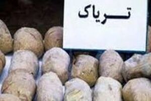 ۵۵۰ کیلوگرم تریاک زیر بار آجرکشف شد