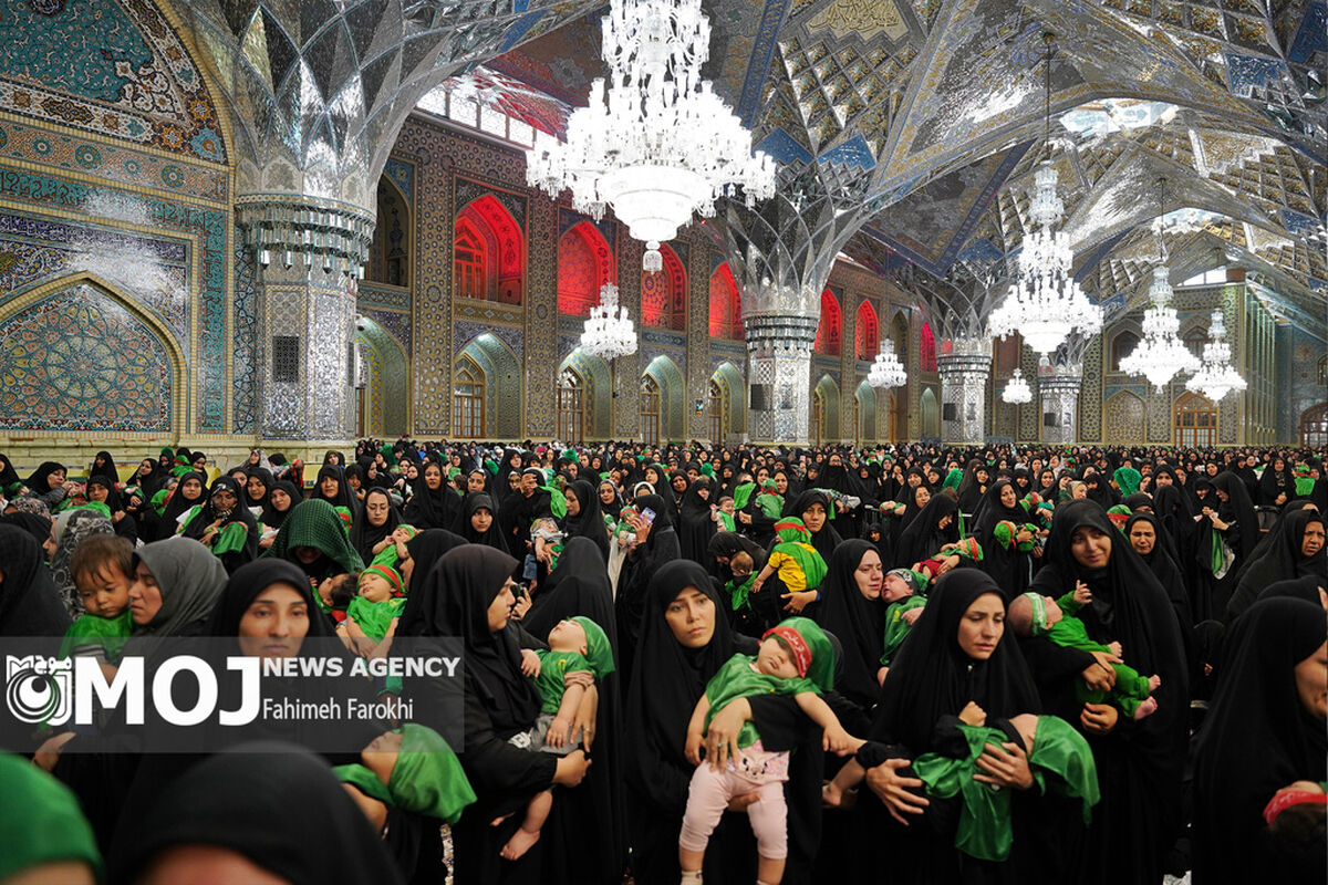 مراسم شیرخوارگان حسینی در مشهد