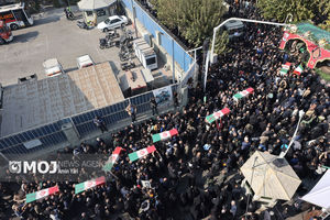 مراسم تشییع پیکرهای مطهر ۱۰۰ شهید گمنام