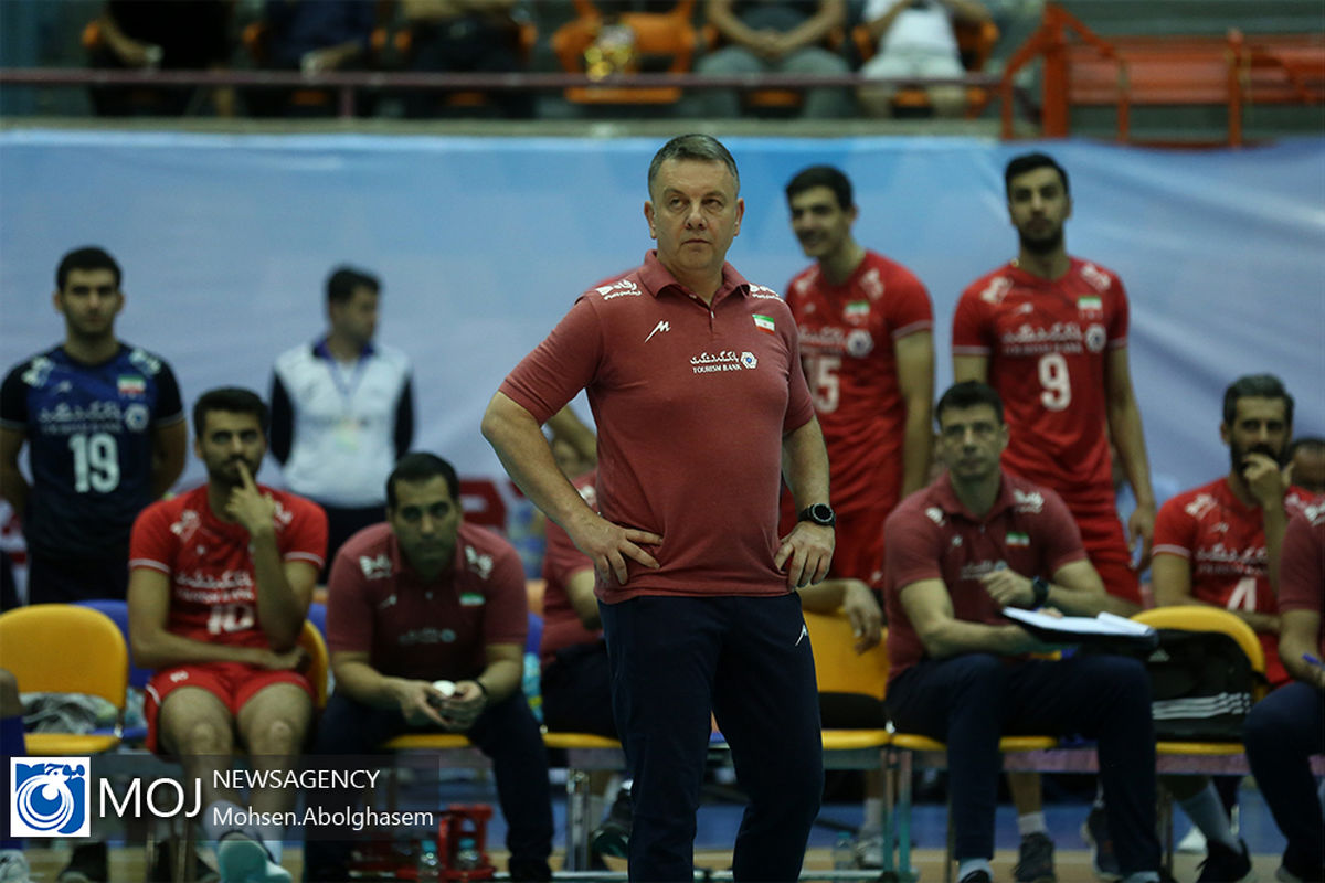 دیدار تیم های ملی والیبال ایران و هند