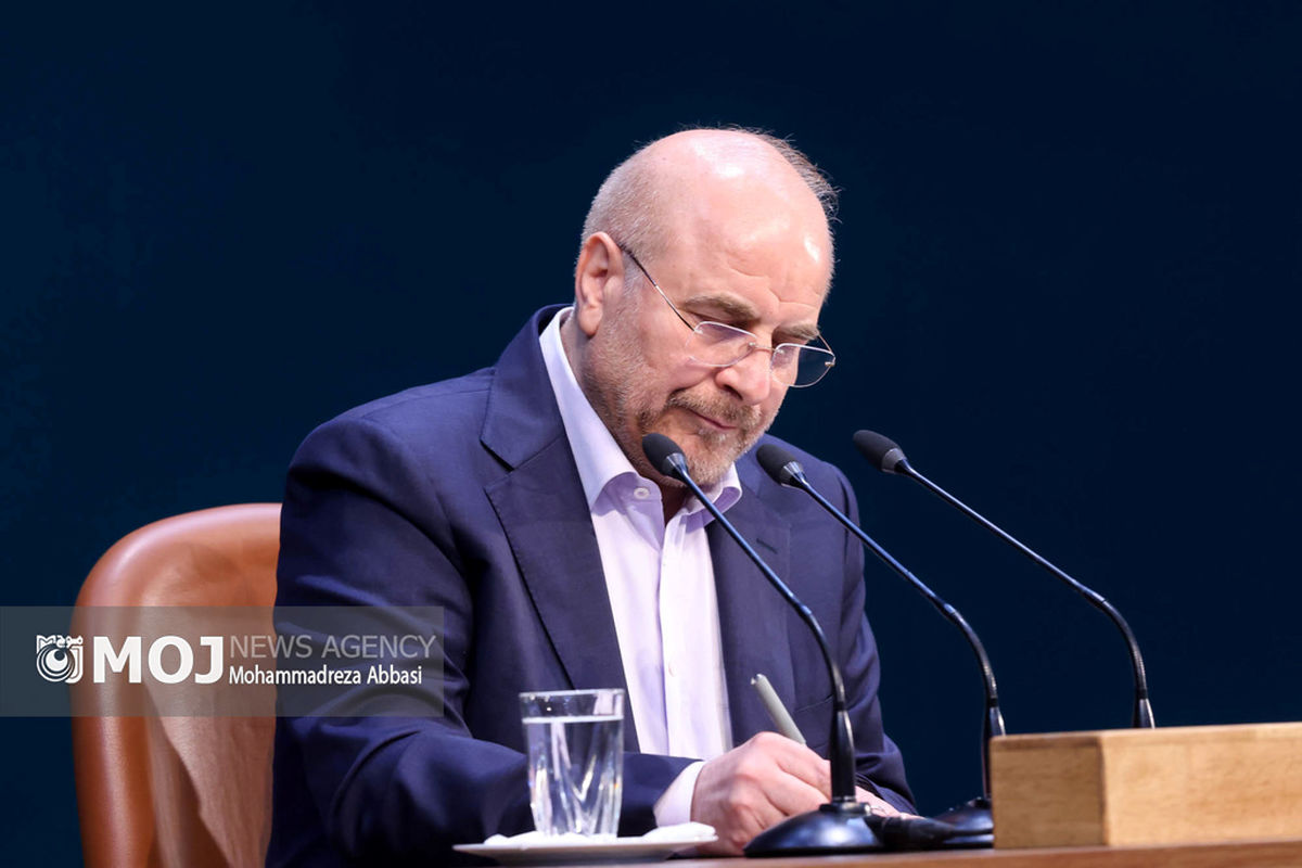 نشست خبری رئیس مجلس شورای اسلامی