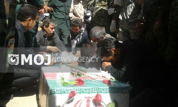 پیکر شهید مدافع حرم «مهدی بیدی» در سبزوار تشییع شد