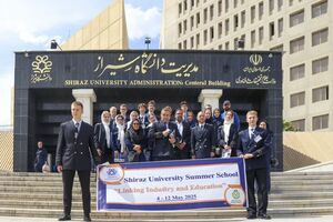 حضور دانشجویان سنت‌پترزبورگ روسیه در مدرسه تابستانه دانشگاه شیراز