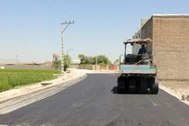 عملیات زیرسازی و روکش آسفالت معابر در فلاورجان 