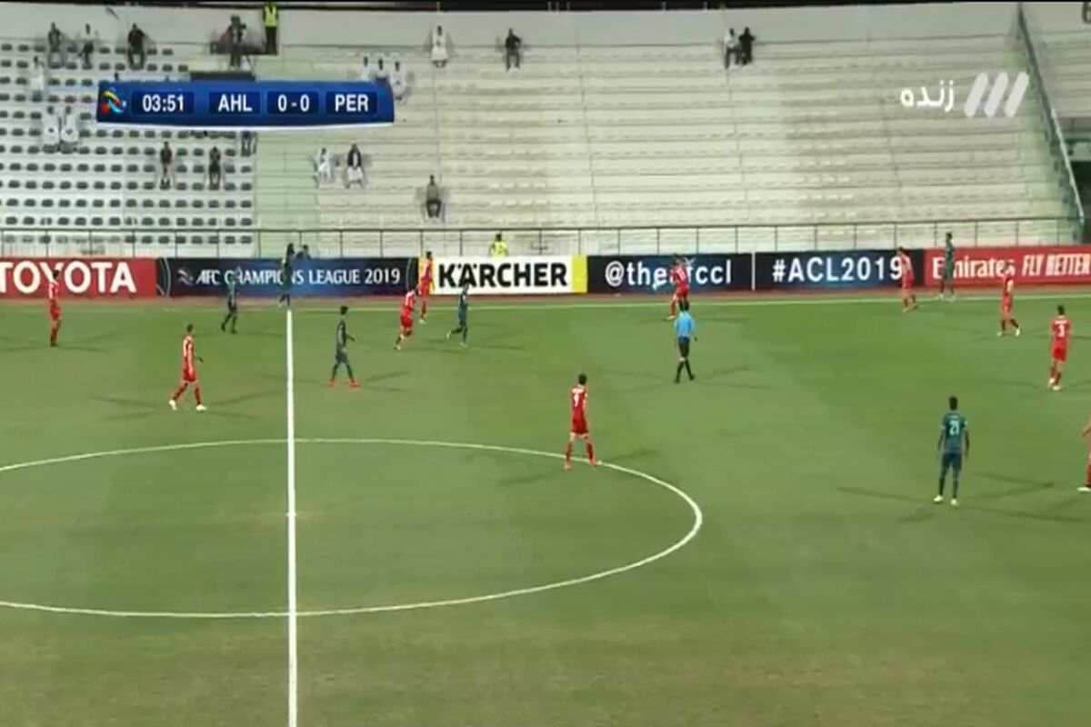 بازی پرسپولیس و الاهلی
