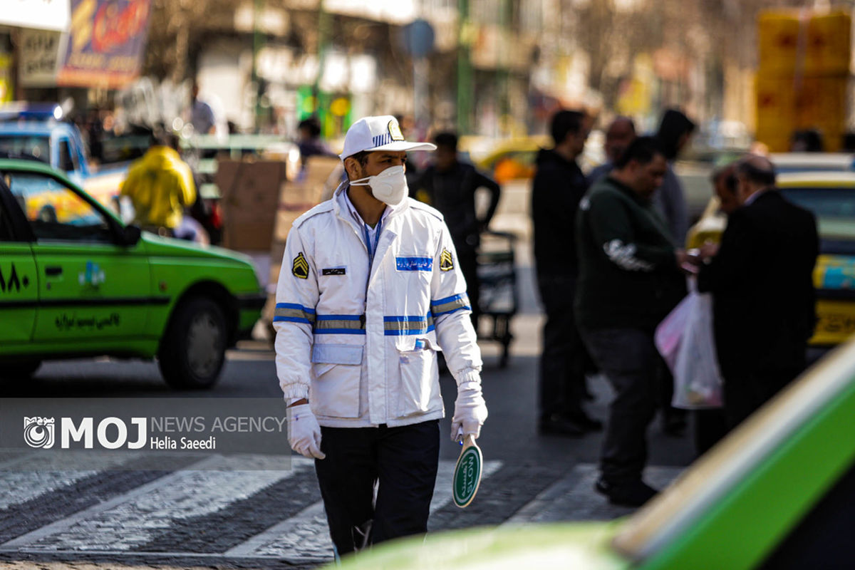 روزهای پر ترافیک آلوده  شهر تهران