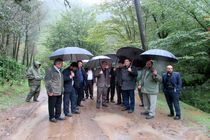 آغاز عملیات بهسازی راه جنگلی آبشار لاتون 