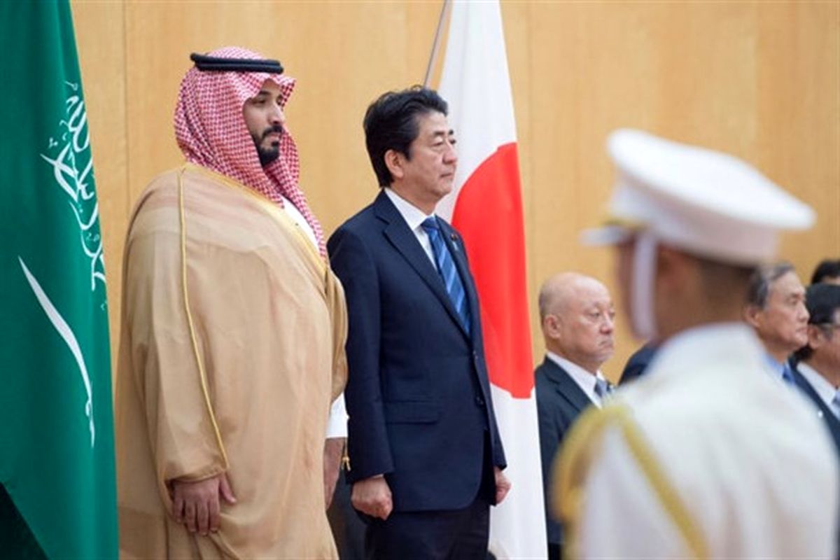 دیدار شینزو آبه و بن سلمان