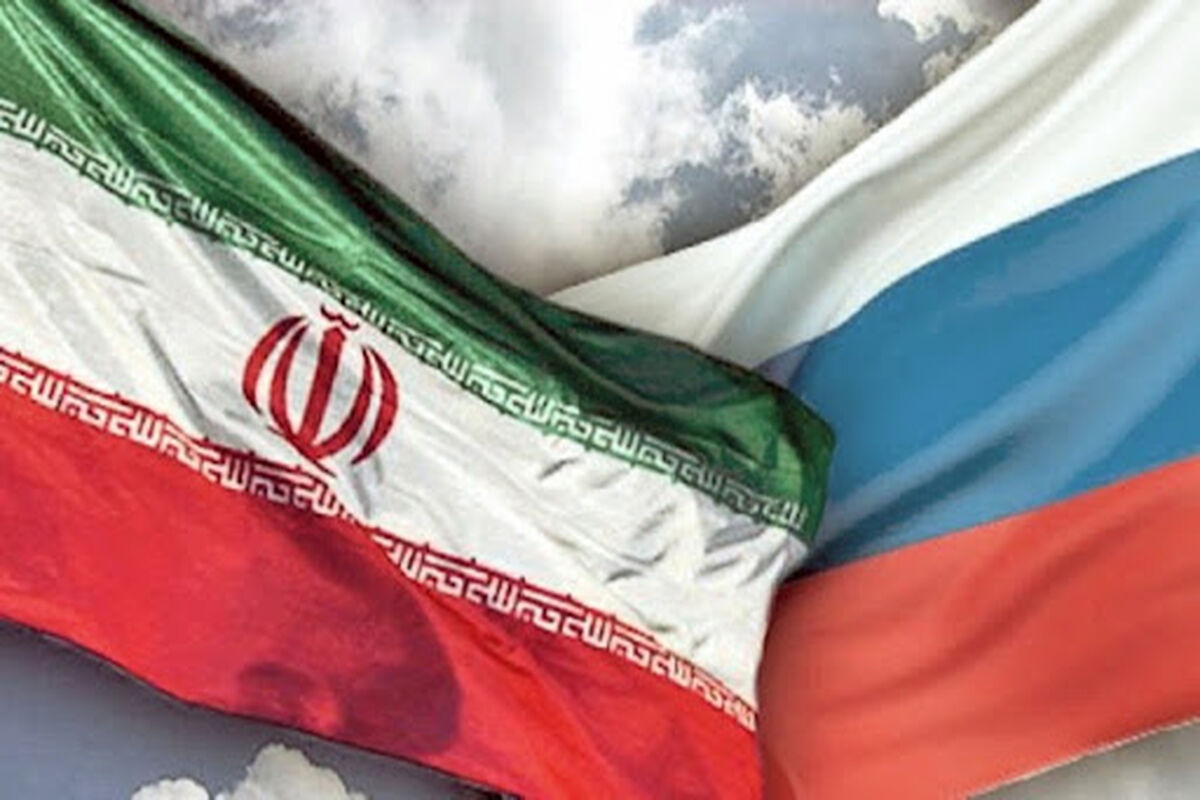 پرچم ایران و روسیه