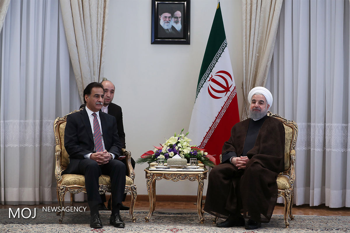 دیدار رییس مجلس ملی پاکستان با رییس جمهور