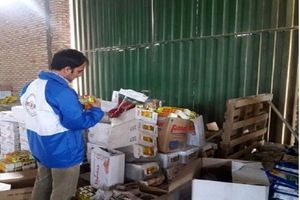 ۴تن مواد غذایی فاسد امحا شد