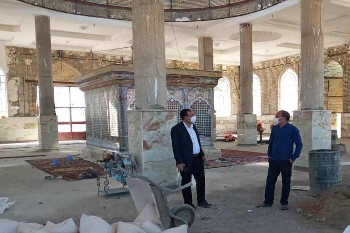 بازسازی امامزاده ابراهیم