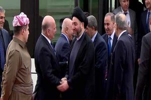 رایزنی عمار حکیم و مسعود بارزانی 