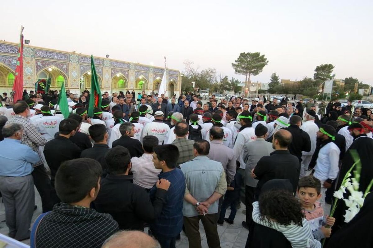 کاروان پیاده عاشقان ولایت یزد