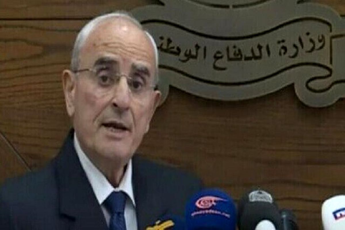 میشل منسی وزیر دفاع لبنان