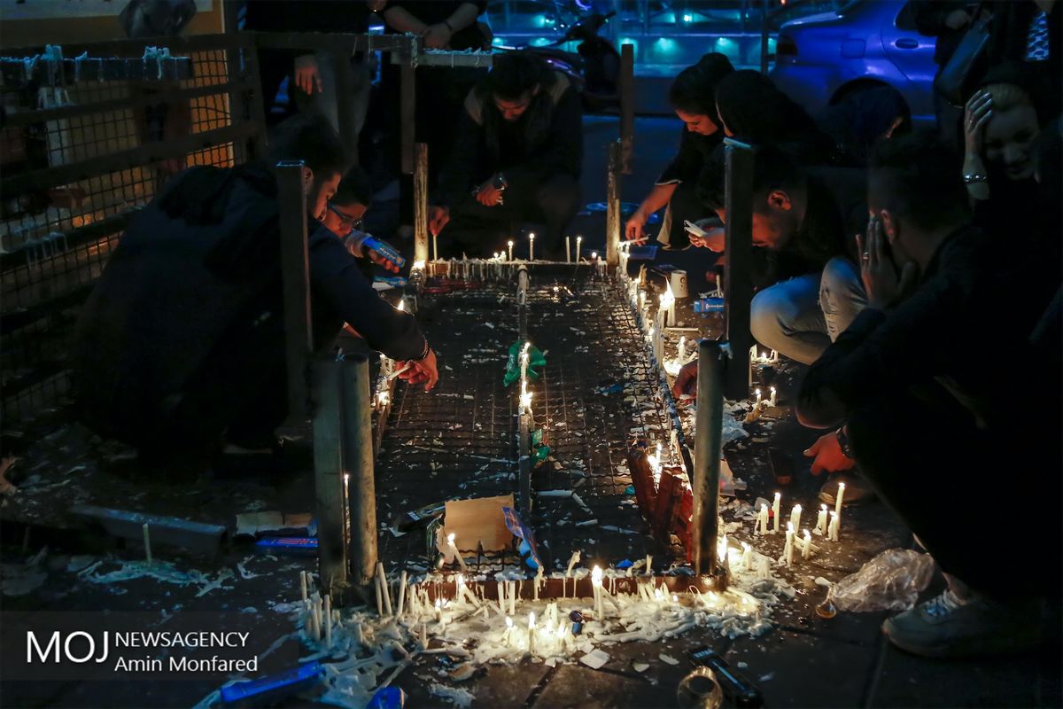 مراسم عزاداری شام غریبان در امامزاده صالح (ع)