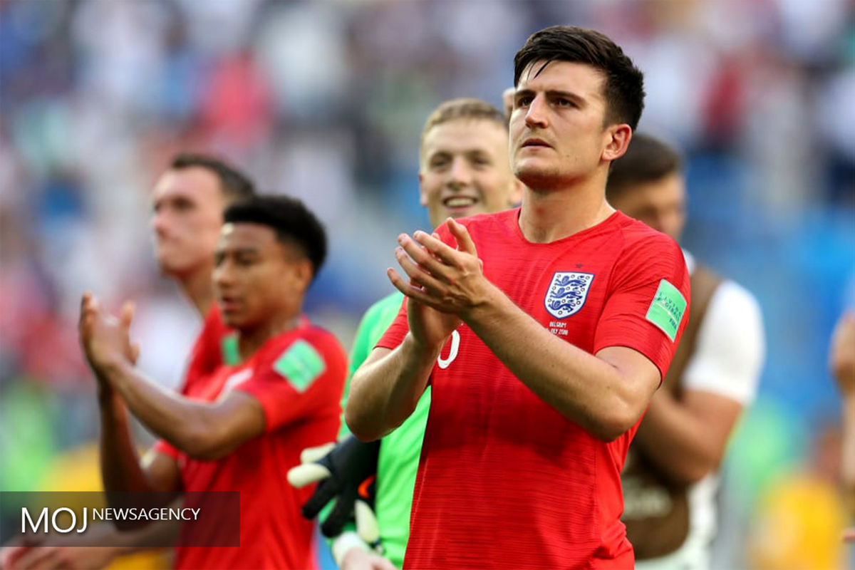 جام جهانی فوتبال - دیدار تیم های انگلیس و بلژیک