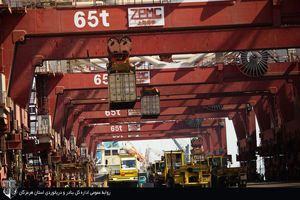 افزایش 35 درصدی جابجایی کانتینر در بندر شهید رجایی