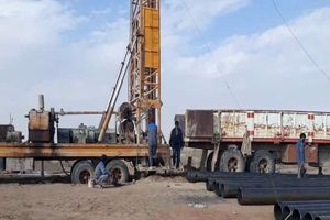 حفر یک حلقه چاه برای افزایش ظرفیت تامین آب شهرستان یزد