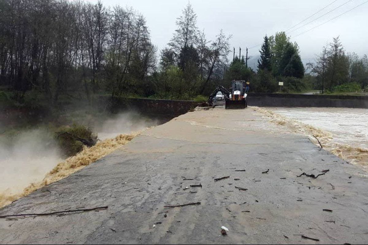 سیل در فومن 