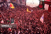 ورود پیکر مطهر رهبر شهید انقلاب به بارگاه مقدس امام حسین (ع)