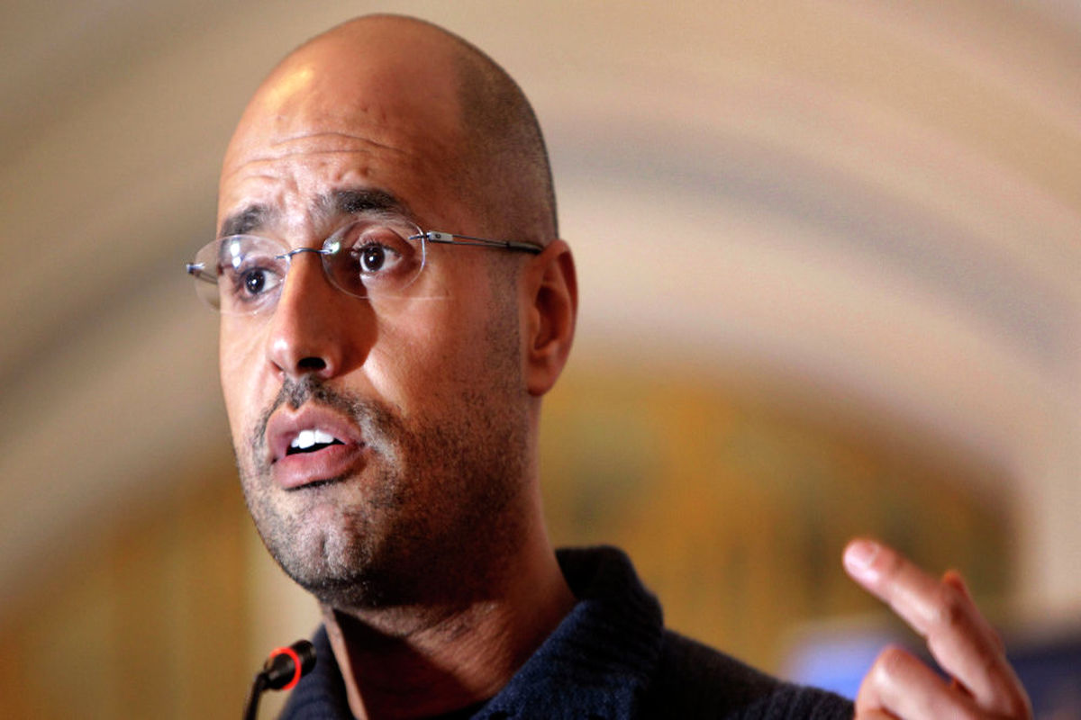 سیف الاسلام پسر معمر قذافی