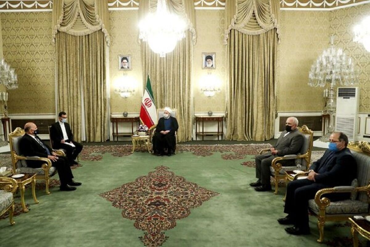 دیدار روحانی و وزیر خارجه عراق