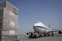 بارگیری کمک‌های جمعیت هلال‌احمر جهت ارسال به میانمار