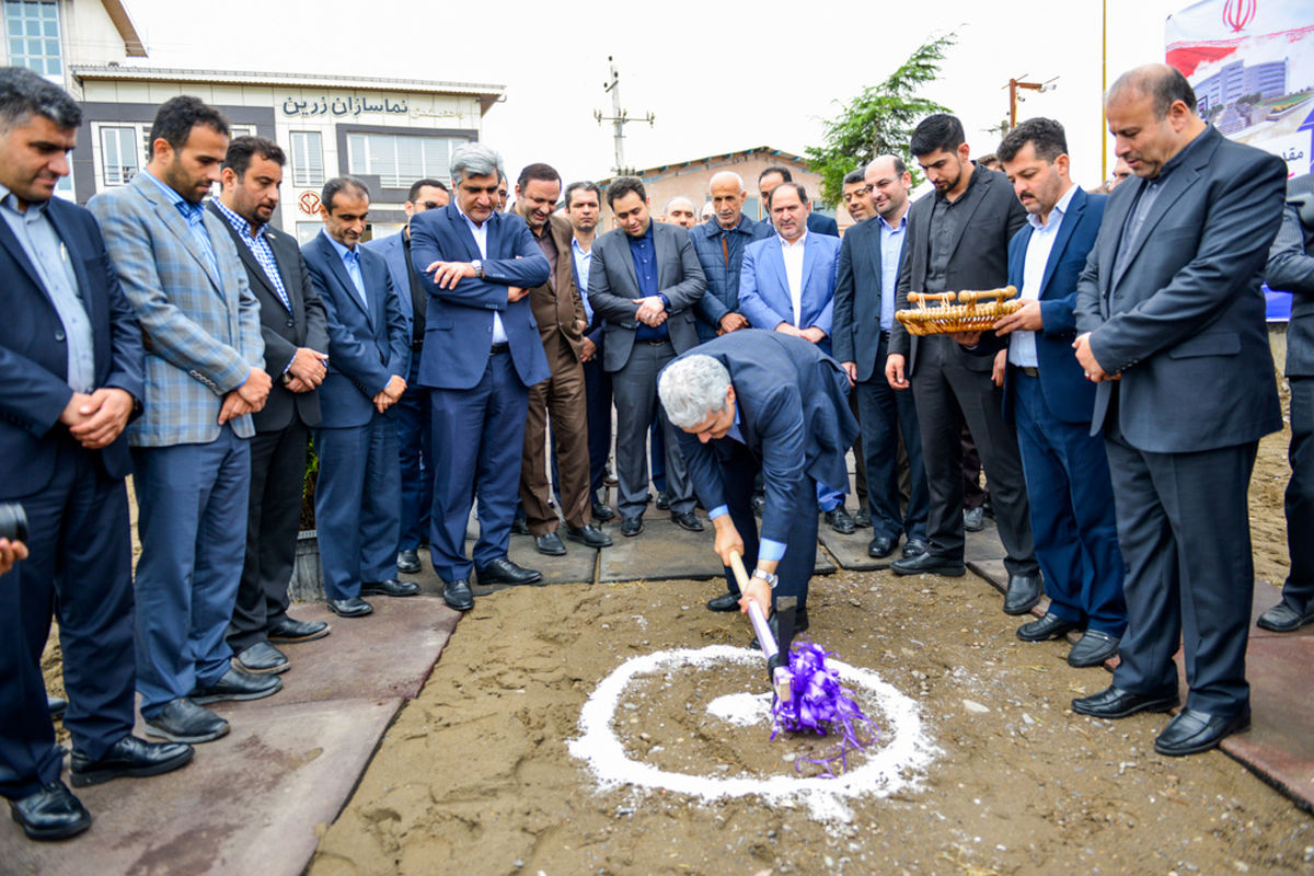 عملیات اجرایی احداث ساختمان مرکزنوآوری و فناوری انرژی منطقه آزاد انزلی