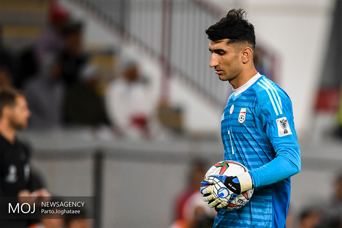 دیدار تیم‌های ملی فوتبال ایران و عمان/علیرضا بیرانوند