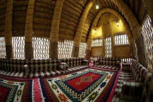 مضیف حاج عبدالله در منطقه آزاد اروند مورد استقبال گردشگران نوروزی قرار گرفت