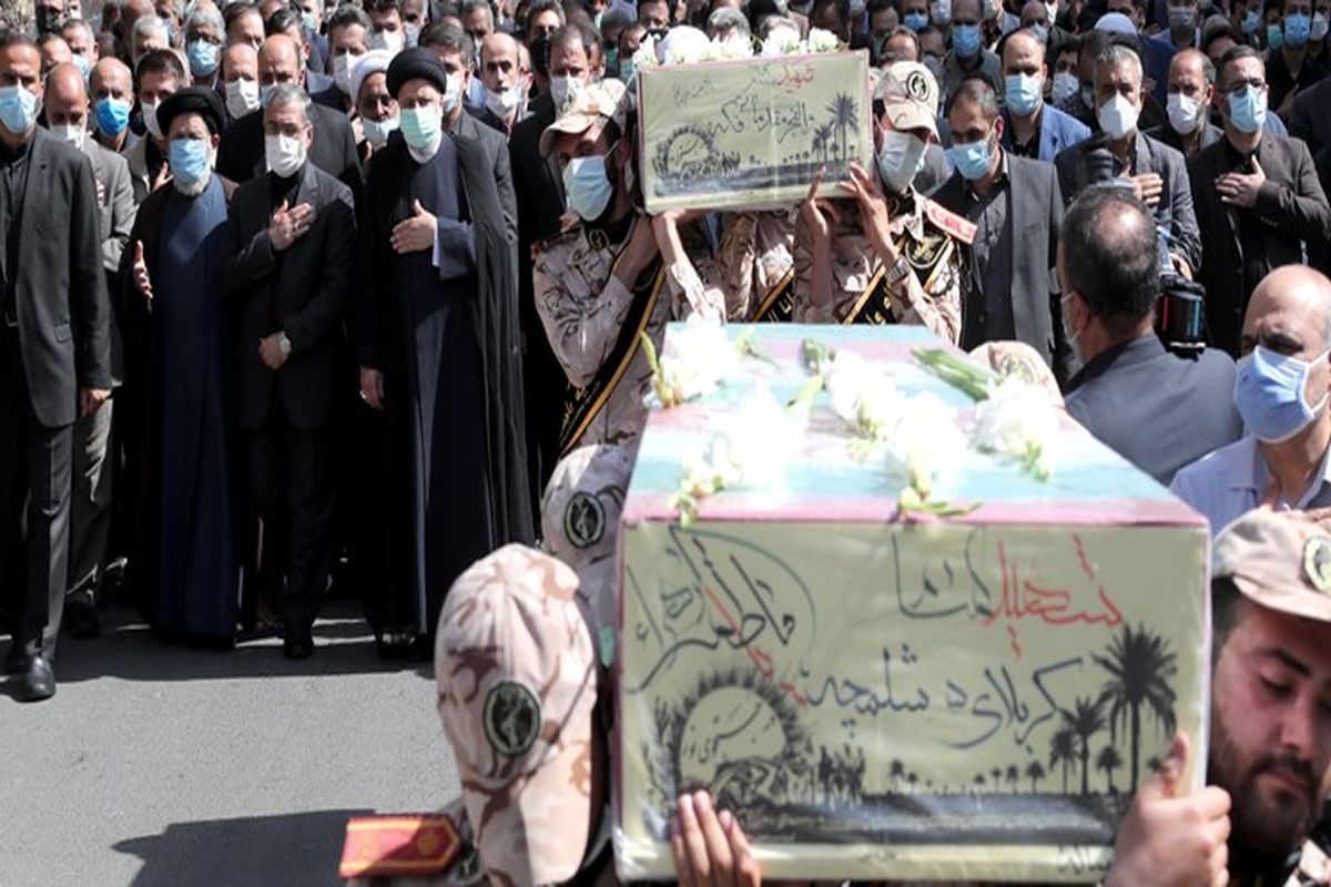 تشییع پیکر شهدای گمنام تهران