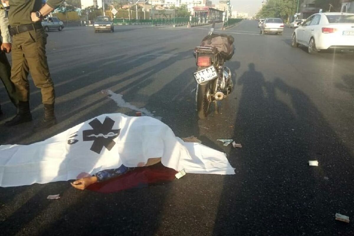 تصادف فوتی تهران