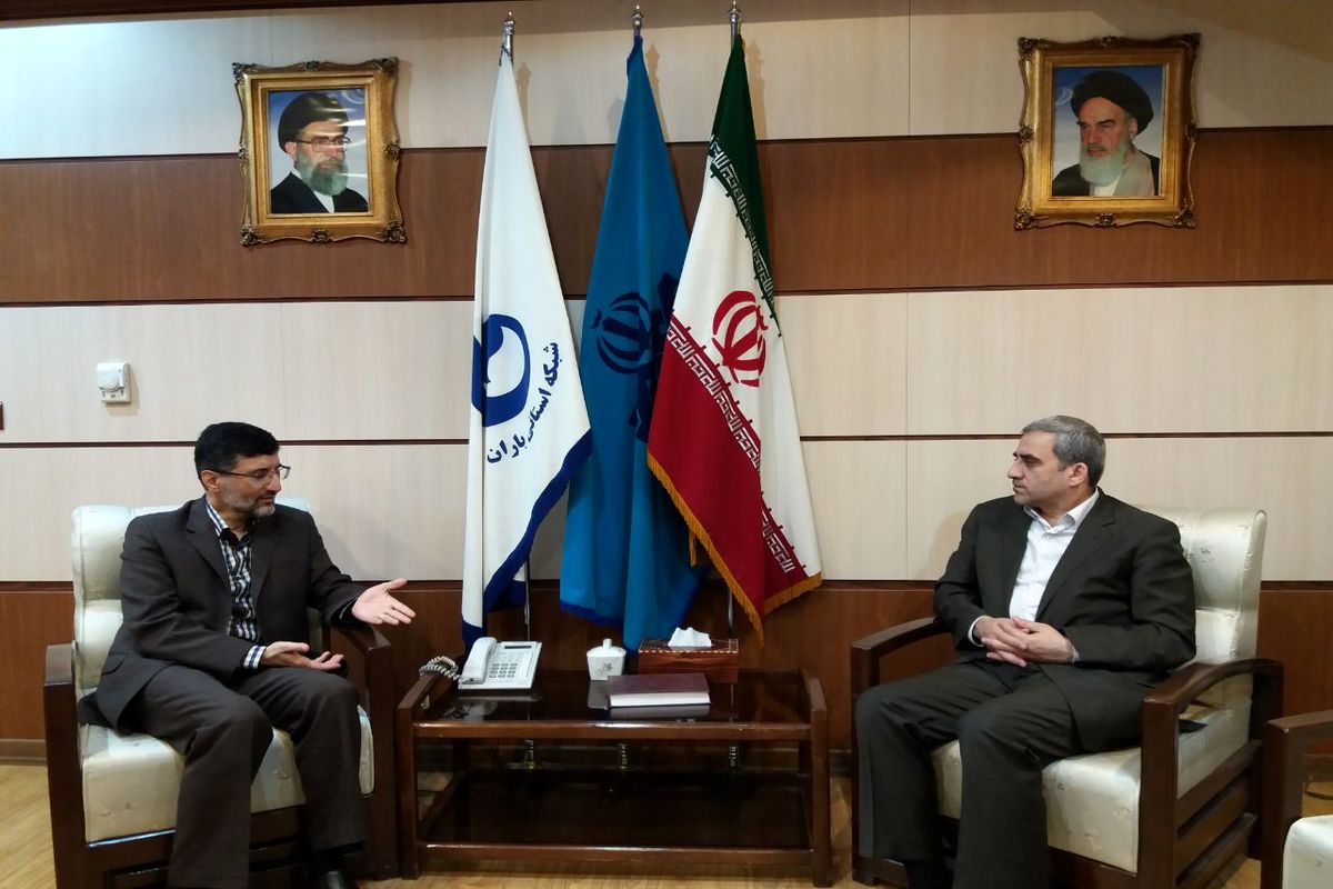 دیدار دلق پوش -با رئیس صدا و سیمای گیلان