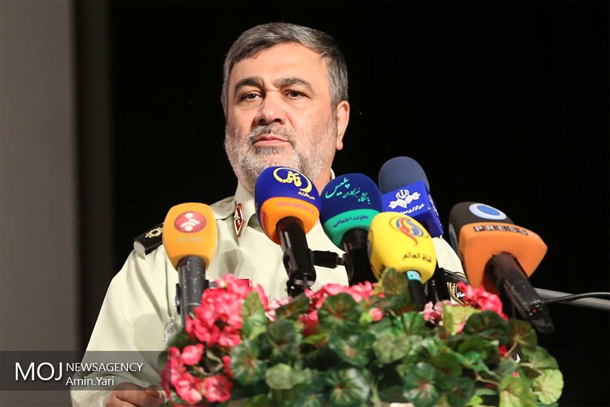 سردار حسین اشتری فرمانده نیروی انتظامی