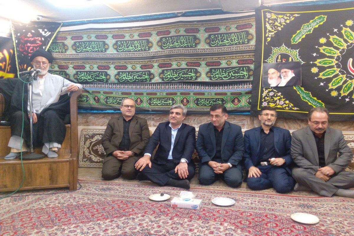 مراسم عزاداری بیت ایت الله قربانی