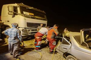تصادف در محور بروجن به اصفهان 