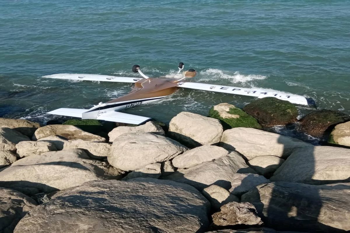 فرود اضطراری هواپیما در نوشهر