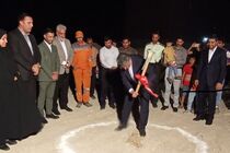 عملیات اجرایی زمین ورزشی سایت مینو شهرک پیامبر اعظم (ص) بندرعباس آغاز شد