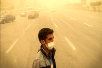 گرد و خاک در راه تهران